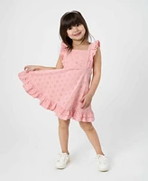 Rare Editions Little and Toddler Girls Eyelet Dress