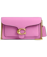 Coach Tabby Chain Small Leather Crossbody Clutch