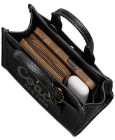 Coach Mini Leather Cargo Tote Bag 20