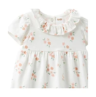 Cotton On Baby Girls Della Short Sleeve Dress