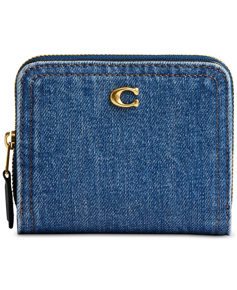 Coach Essential Denim Bifold Wallet