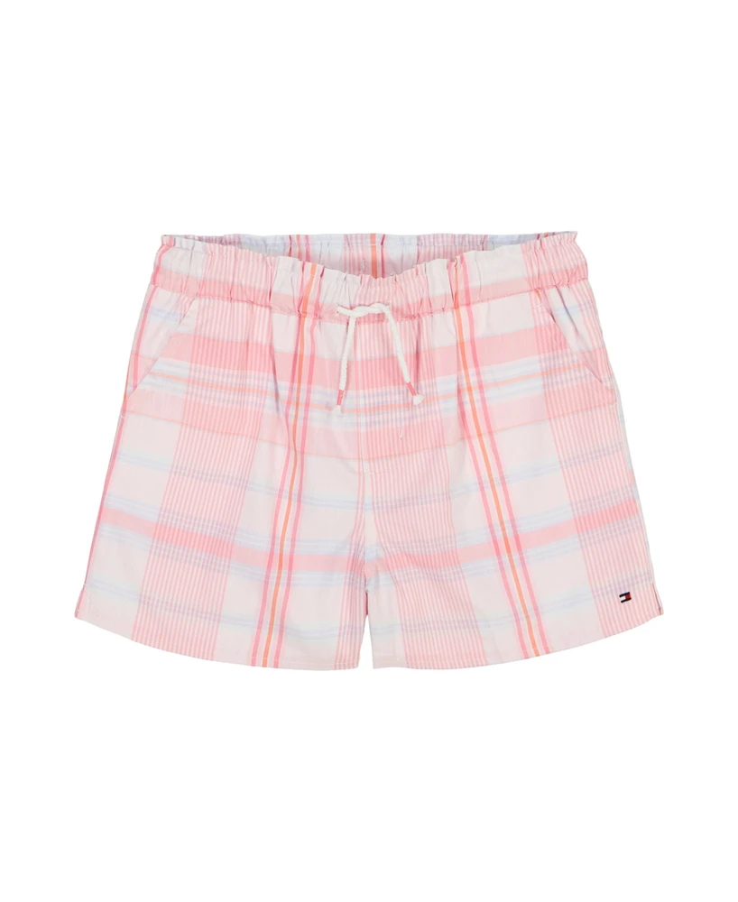 Tommy Hilfiger Big Girls Madras Plaid Shorts