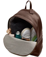 Coach Leather Kisslock Large Frame Backpack