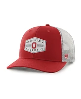 '47 Brand Men's Red Ohio State Buckeyes Trawler Clean Up Adjustable Hat