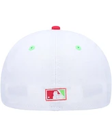 Men's New Era White and Coral San Francisco Giants 50th Anniversary Strawberry Lolli 59FIFTY Fitted Hat