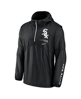 Men's Nike Black Chicago White Sox Night Game Half-Zip Hoodie
