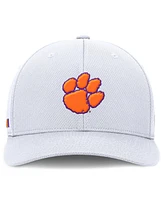 Top of the World Men's White Clemson Tigers Reflex Logo Flex Hat