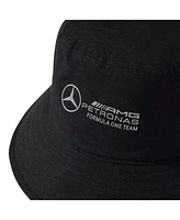 Adidas Men's Black Mercedes-amg Petronas F1 Team Wear Bucket Hat