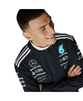 Adidas Men's Black Mercedes-amg Petronas F1 Team Wear Quarter-Zip Pullover Sweatshirt