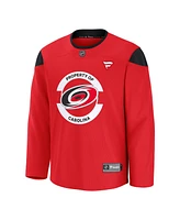Fanatics Men's Red Carolina Hurricanes Home Practice Jersey