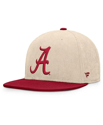 Fanatics Men's Tan Alabama Crimson Tide Catcher Snapback Hat