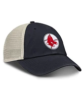 Nike Men's Navy/Natural Boston Red Sox Cooperstown Collection Club Trucker Adjustable Hat