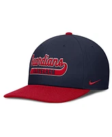 Nike Men's Navy/Red Cleveland Guardians Pro Performance Snapback Hat