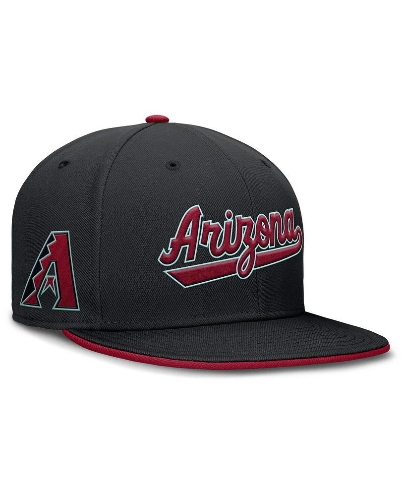 Nike Men's Black Arizona Diamondbacks True Performance Fitted Hat