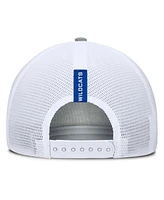 Fanatics Men's Heather Gray/Royal Kentucky Wildcats Profile Trucker Adjustable Hat