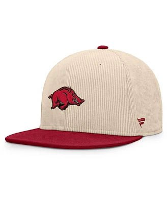 Fanatics Men's Tan Arkansas Razorbacks Catcher Snapback Hat