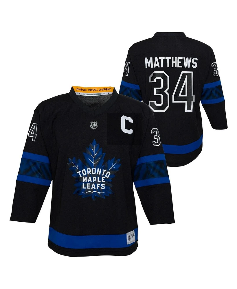 Outerstuff Preschool Auston Matthews Toronto Maple Leaf's Replica Player Jersey