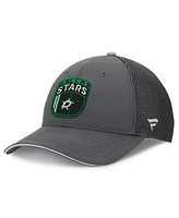 Fanatics Men's Gray Dallas Stars Authentic Pro Home Ice Trucker Adjustable Hat