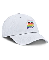 Fanatics Men's White New Jersey Devils Pride Adjustable Hat