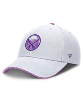 Fanatics Men's White Buffalo Sabres Authentic Pro Hockey Fights Cancer Adjustable Hat