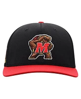 Top of the World Men's Black Maryland Terrapins Reflex Fitted Hat