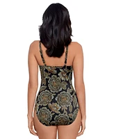 Miraclesuit Women's Petal Pusher Gali Underwire One Piece Swimsuit