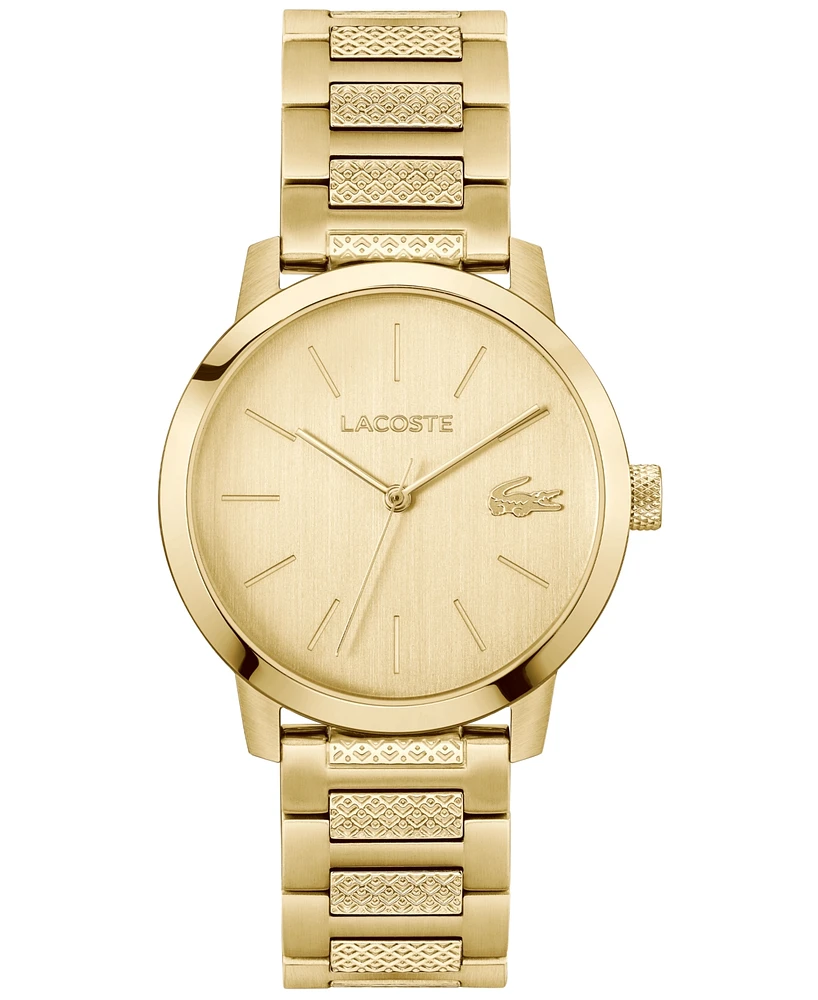 Lacoste Men's Metropole Gold Tone Stainless Steel Bracelet Watch, 39mm