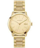 Lacoste Men's Metropole Gold Tone Stainless Steel Bracelet Watch, 39mm