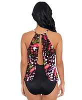Magicsuit Women's Flutter-Front Aubrey One Piece Swimsuit