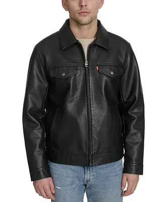 Levi's Men's Classic-Fit Faux-Leather Jacket
