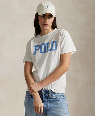 Polo Ralph Lauren Women's Logo Cotton Jersey Crewneck Tee