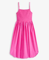 On 34th Women's Smocked Bubble-Hem Midi Dress, Exclusively at Macy's