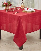 Saro Lifestyle Refined Stitched Plaid Tablecloth