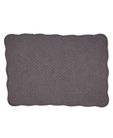Saro Lifestyle Charming Quilted Placemat, Set of 4