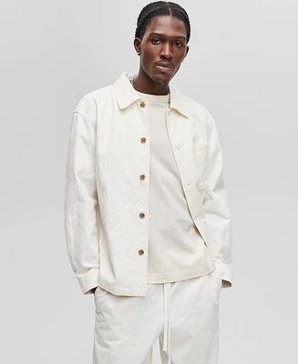 Mode of One Men's Embroidered-Twill Cotton Jacket, Exclusively at Macy's