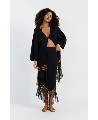 Chinti & Parker Women's Laura Whitmore Beaded Kaftan Dress