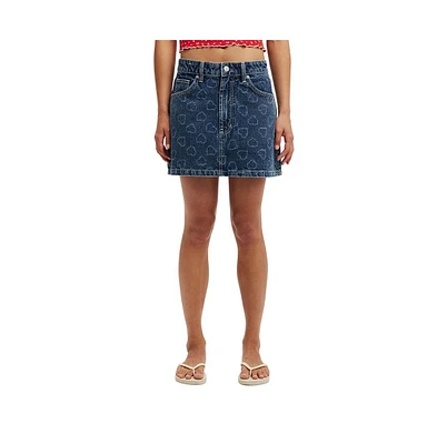 Cotton On Women's Original Denim Mini Skirt