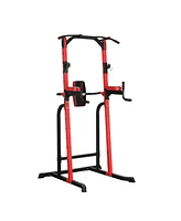 Zenova Pull Up Bar Dip Bar Power Tower Workout Dip Station Height