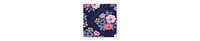 Hudson Baby Infant Girl Plush Faux Fur Sleeping Bag, Wearable Blanket, Navy Bold Floral, 0-6 Months