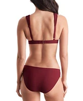 Mimi Flamingo Womens Solid Emory Bikini Top Bottoms