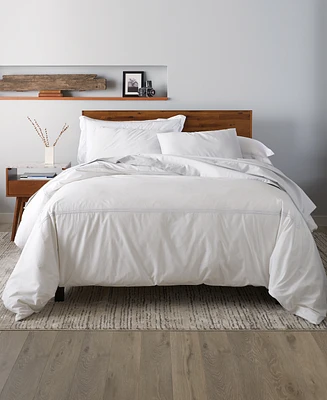 Ella Jayne 100% Cotton Percale Satin Stitched 3-Pc. Duvet Cover Set, Full/Queen