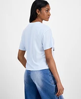 Pretty Rebellious Juniors' New York City Embroidered Graphic T-Shirt