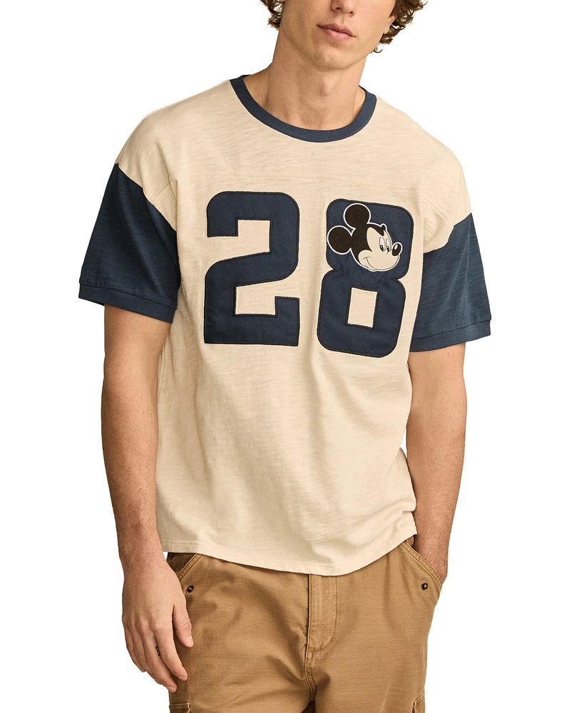 Lucky Brand Men's Mickey 90 Varsity Graphic T-Shirt