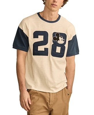 Lucky Brand Men's Mickey 90 Varsity Graphic T-Shirt