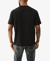 True Religion Men's Shorts Sleeve Court T-Shirt