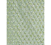 Crystal Doll Juniors' Beaded Glitter Mesh V-Neck Dress