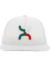 HOOey Men's White Boquillas Snapback Hat