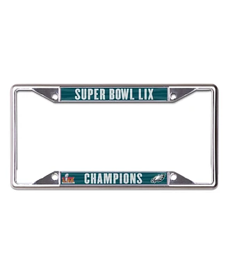 Wincraft Philadelphia Eagles Super Bowl Lix Champions Laser-Cut Metal License Plate Frame