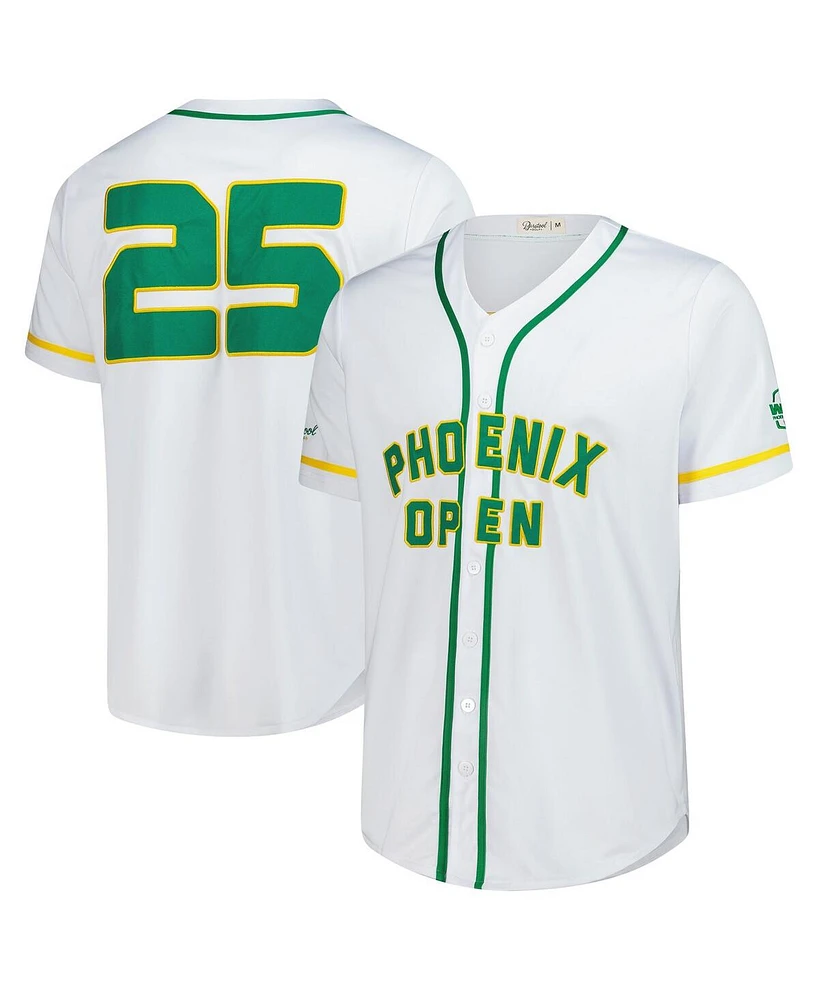 Barstool Golf Men's White Wm Phoenix Open Baseball Jersey