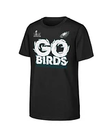 Fanatics Big Boys and Girls Black Philadelphia Eagles Super Bowl Lix Champions Local T-Shirt